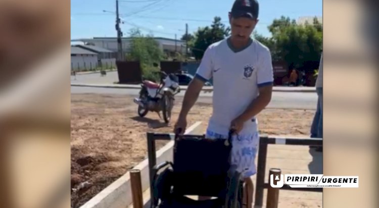 Após polêmica, DNIT divulga vídeo de como funcionará espaço destinado a cadeirantes em obra na BR 343 em Piripiri