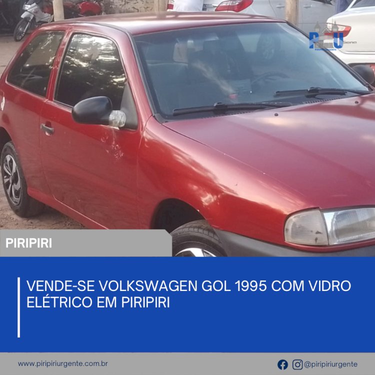 Vende-se Volkswagen Gol 1995 com vidro elétrico em Piripiri