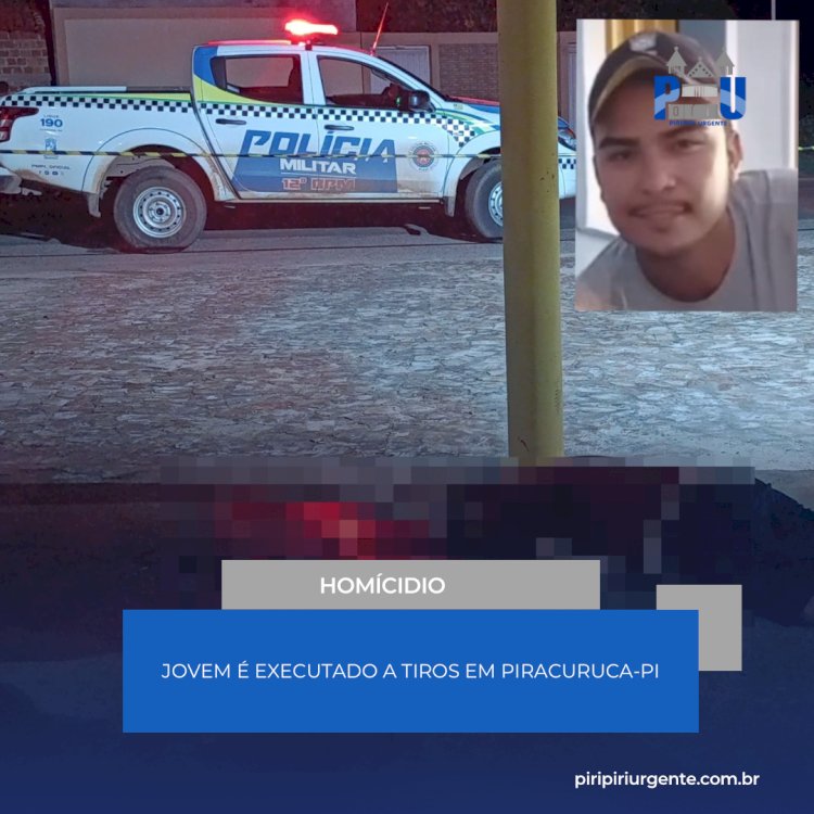 Jovem é executado a tiros em Piracuruca